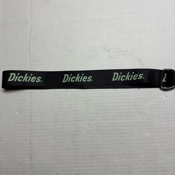 Unisex Dickies 1.5" Logo Nylon Web Belt. Black, Green Size: S/M - Picture 1 of 4